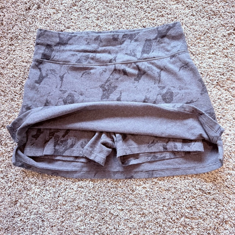 Pact Organic Cotton womens Skort Size medium, Gray & Black - Picture 4 of 7